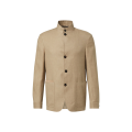 Veste militaire II Conte col officier lin laine ficelle 2 poches plaquées