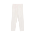 pantalon coupe fuselée coton beige