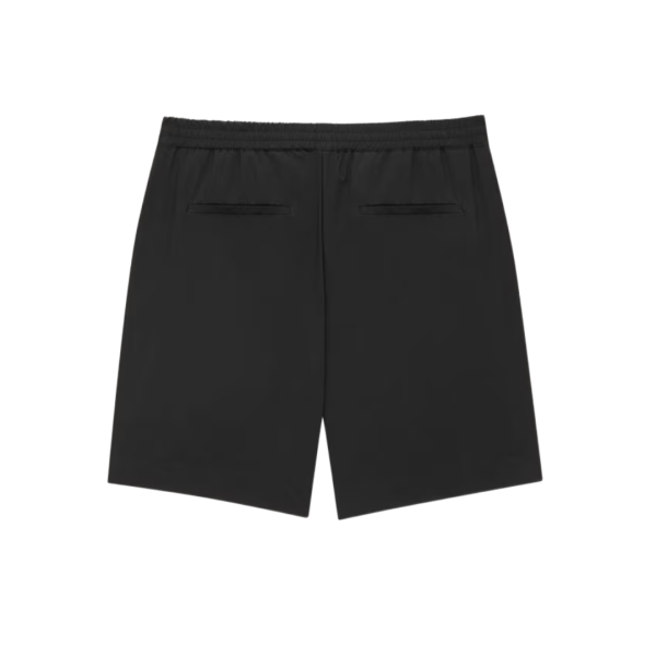 Short de sport SAINT LAURENT nylon noir taille élastique