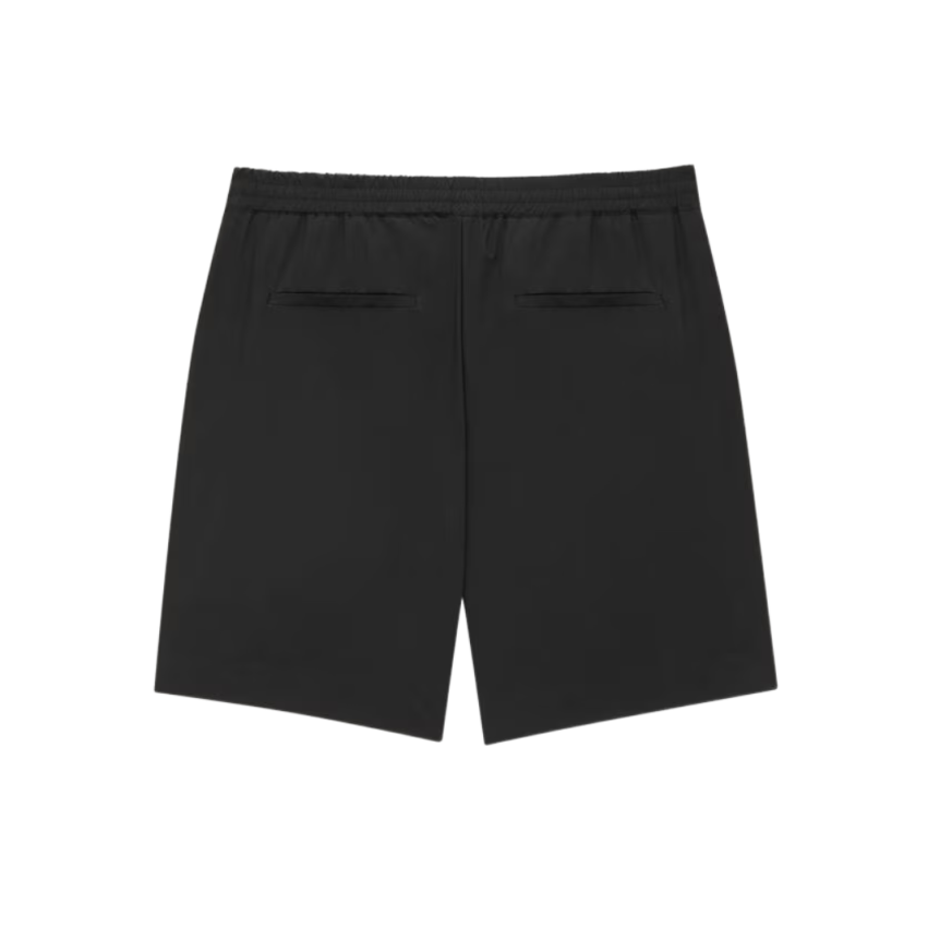 Short de sport SAINT LAURENT nylon noir taille élastique