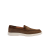 Mocassin Penny daim marron semelle gomme