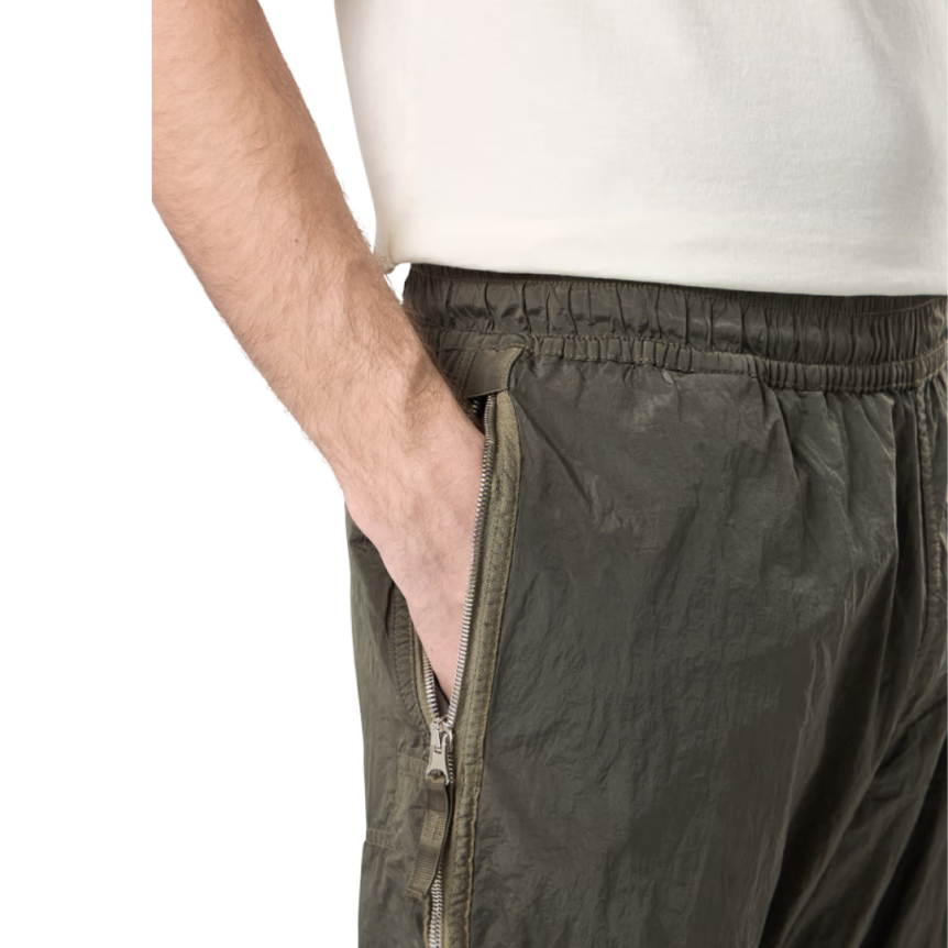 Pantalon STONE ISLAND nylon métal Chrome ECONYL® kaki