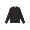 Sweat-shirt ras-du-cou molleton coton biologique noir