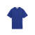 T-shirt col rond jersey coton bleu pétrole écusson logo poitrine