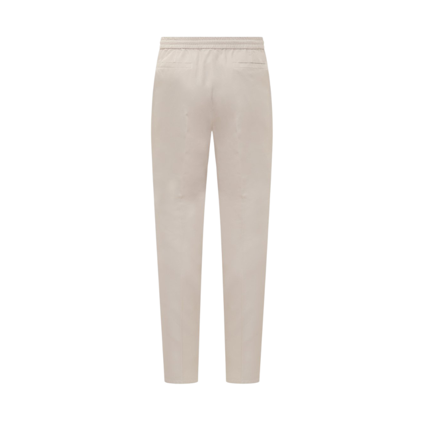 Pantalon long BRUNELLO CUCINELLI beige cordon taille