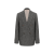 Veste blazer rayures tennis chevrons gris