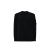Pull col rond coton chenille noir