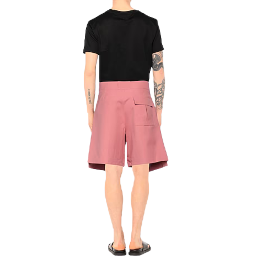 Bermuda DIOR coton rose ceinture CD