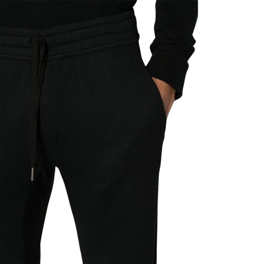Pantalon de survêtement jogging TOM FORD coton noir cordon taille