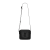 Sac bandoulière Camera bag Niki cuir lisse noir logo Cassandre