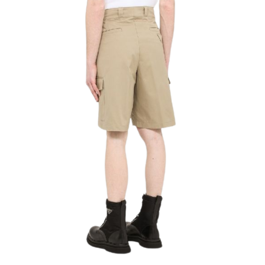 Bermuda PRADA Cargo coton beige poches