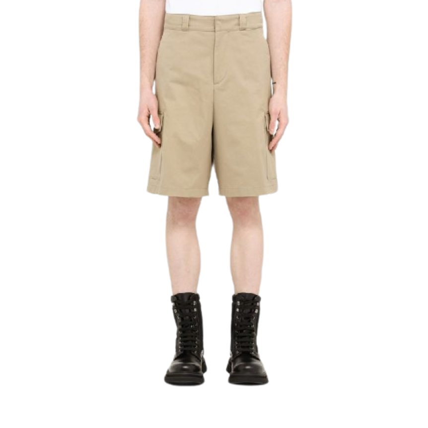Bermuda PRADA Cargo coton beige poches
