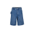 Bermuda Carpenter denim coton bleu cannage