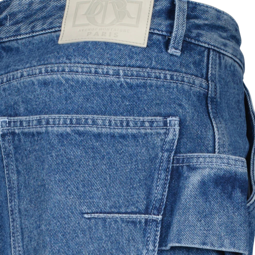 Bermuda DIOR Carpenter denim coton bleu cannage