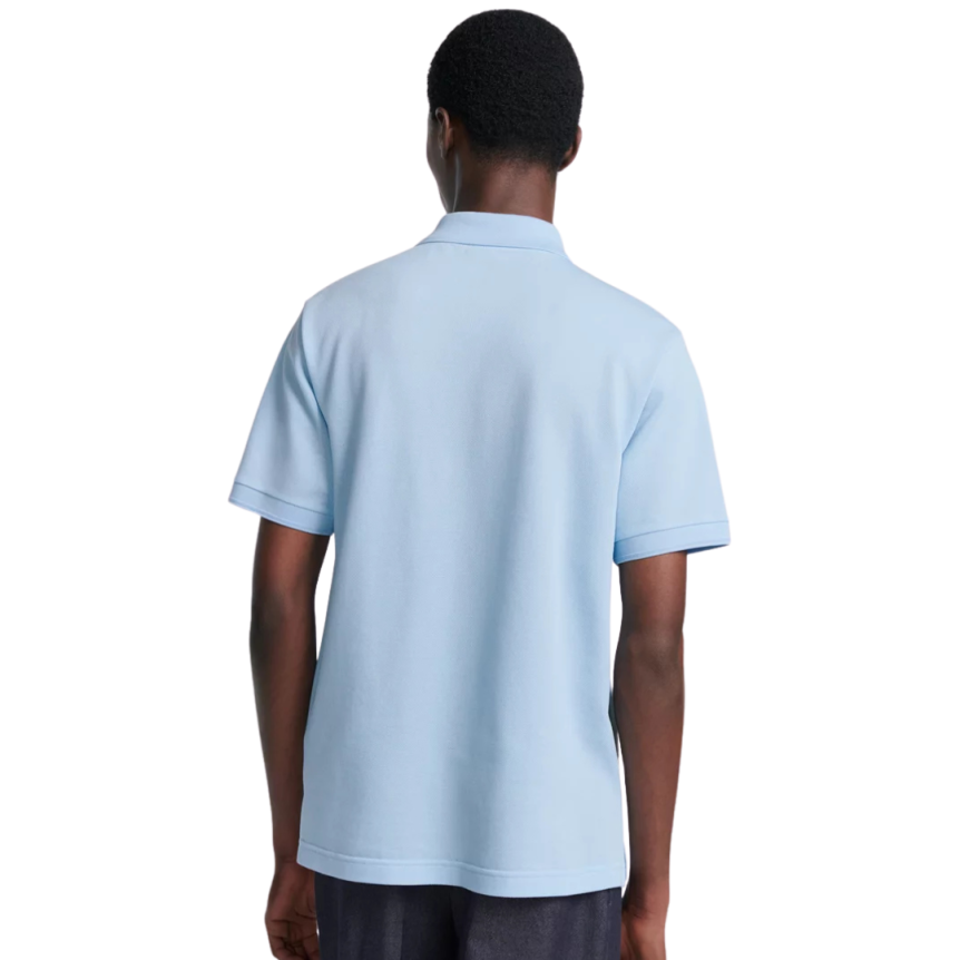 Polo manche courte coton soie broderie Dior Icon