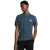 Polo manche courte coton bleu marine CD Icon gris