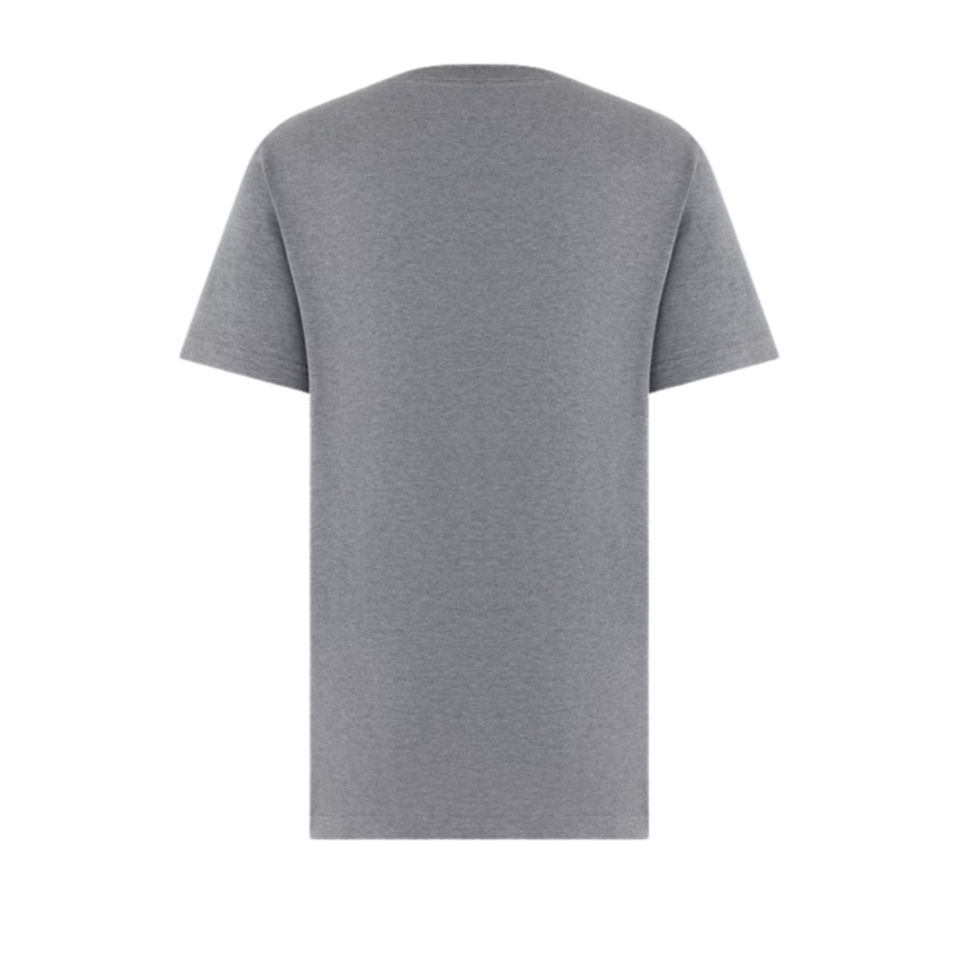 T-shirt col rond Jersey coton Sea Island gris Dior Icon