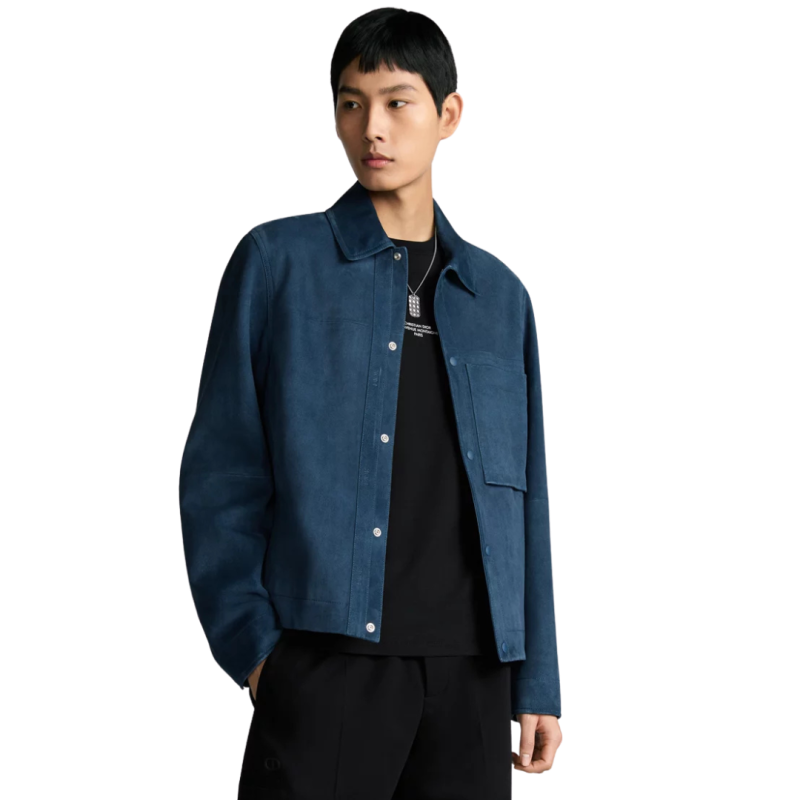 Blouson col chemise bouton...