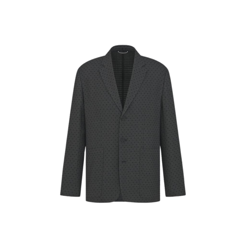 Veste blazer jacquard laine...