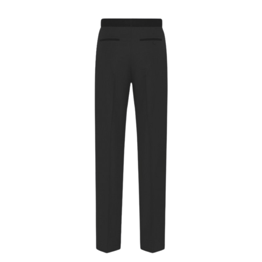 Pantalon DIOR velours côtelé Whipcord laine noire