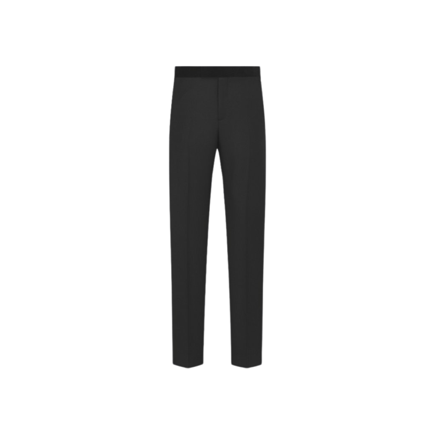 Pantalon DIOR velours côtelé Whipcord laine noire