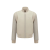 Blouson Teddy universitaire cuir beige CD Icon manche flanelle