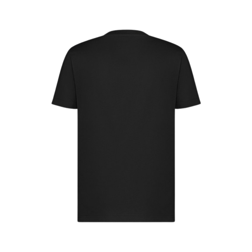 T-shirt col rond coton Sea Island noir DIOR Icon