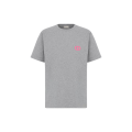 T-shirt col rond coton gris DIOR Icon rose