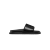 Claquette cuir noir DIOR Charm embossé