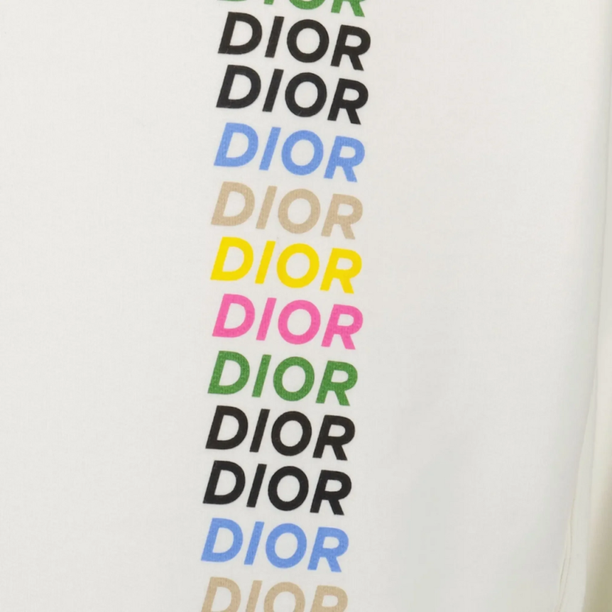 Sweat-shirt à capuche coton blanc DIOR Multicolore