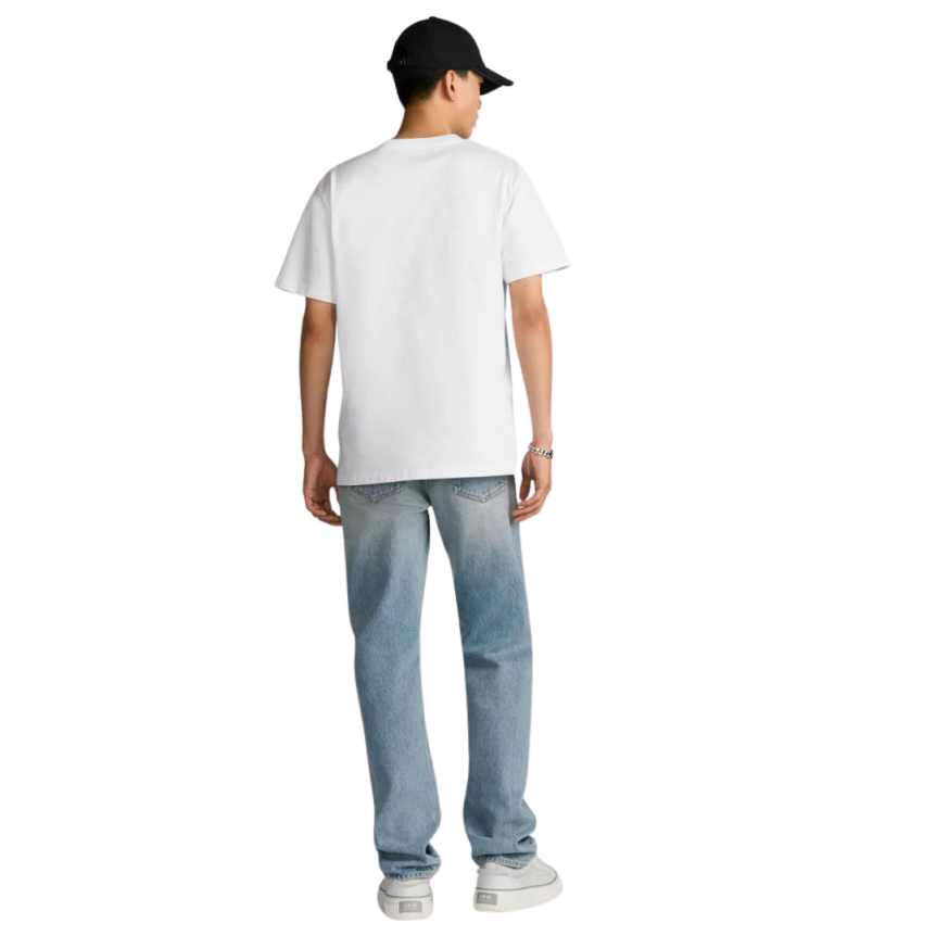 Jean regular long DIOR sergé coton bleu clair jauni