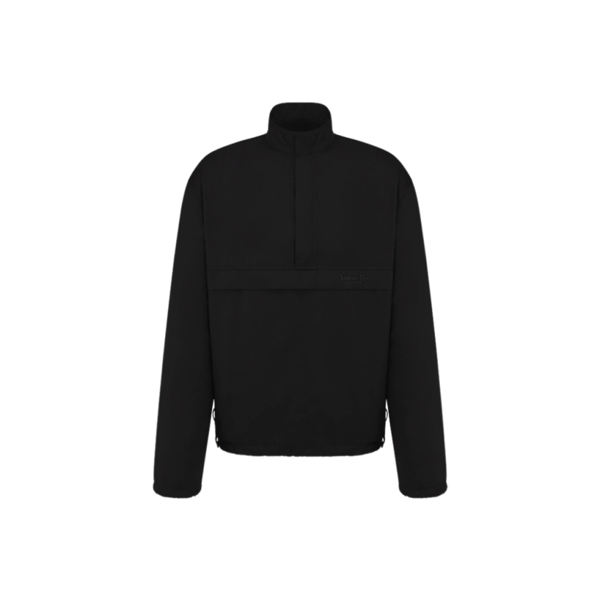 Chemise à enfiler toile soie noir broderie Christian Dior Couture