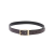 Ceinture marron noir boucle Ardillon Dior