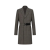 Manteau laine pied de poule ceinture