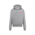 Sweat-shirt à capuche molleton coton gris CD Icon rose