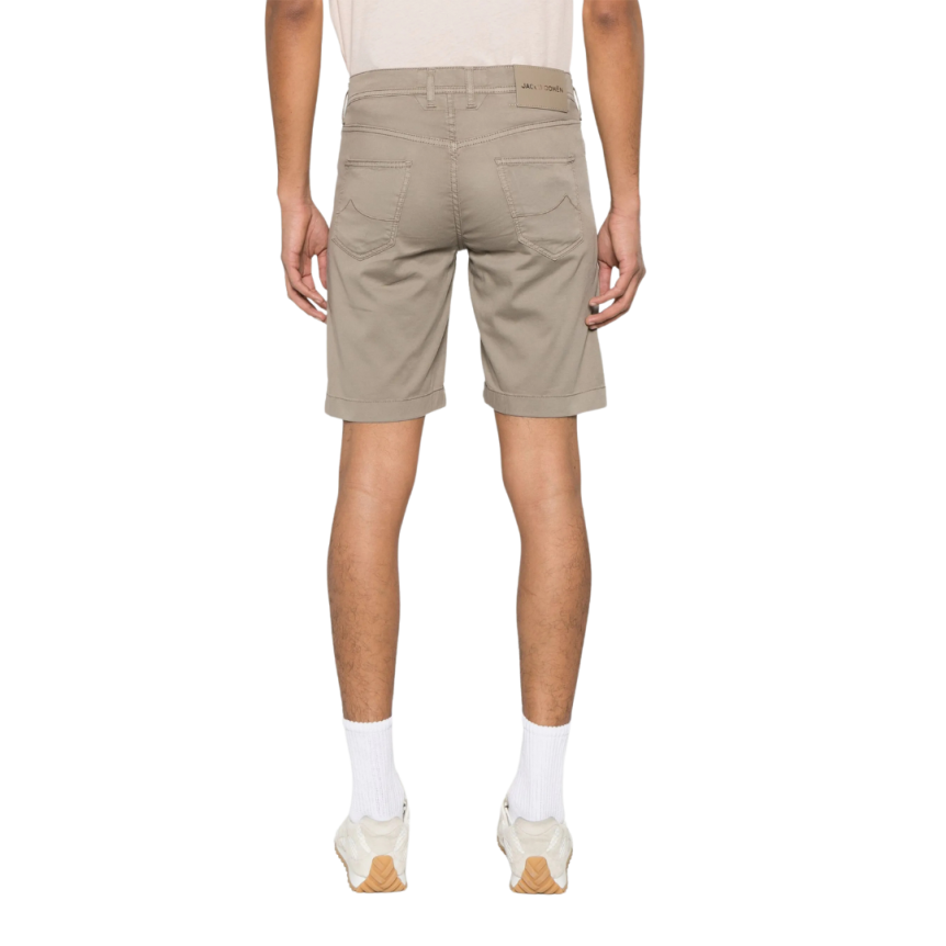 Short JACOB COHEN Nicolas coton marron chocolat 5 poches