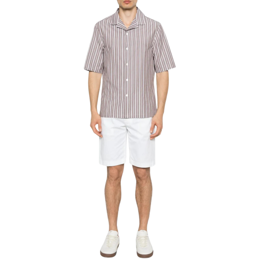 Short JACOB COHEN Nicolas coton blanc 5 poches