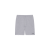 Short molleton coton gris broderie logo noir