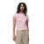 T-shirt coton viscose rose fronce anagramme