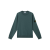 Sweat-shirt ras-du-cou molleton coton biologique vert bouteille