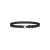 Ceinture cuir veau noir boucle Triomphe argent