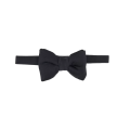 Nœud papillon soie gros grain noir