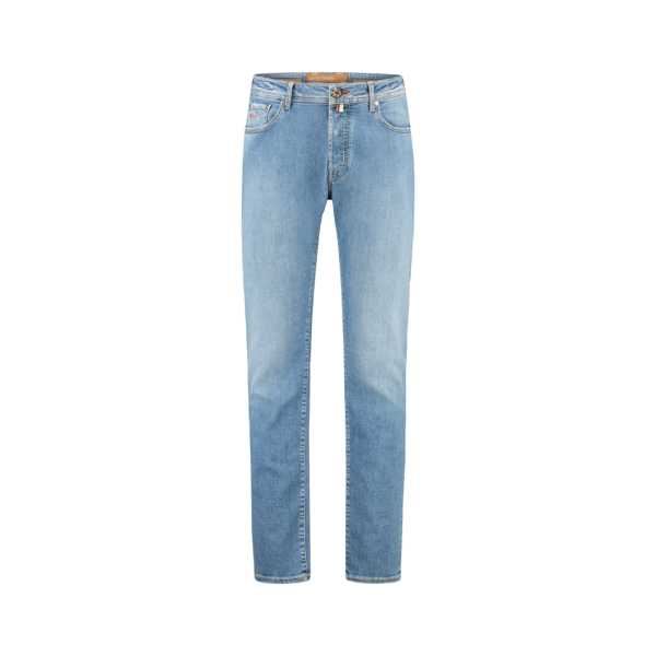 Jean slim JACOB COHEN Nick denim coton bleu clair Limited Edition