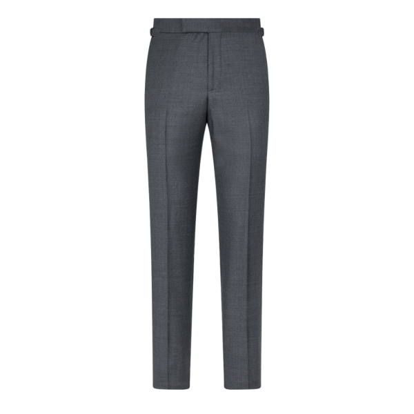 Costume droit TOM FORD O'Connor laine gris col flèche