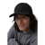Casquette polyester noir logo noir