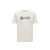 T-shirt col rond coton écru broderie logo universitaire