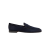 Mocassin Carlo cuir daim bleu marine