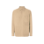 Blouson col chemise daim crème poche poitrine