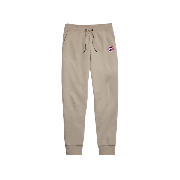 Pantalon de survêtement CANADA GOOSE Huron coton beige jogging