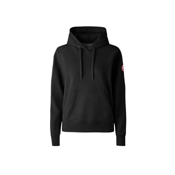Sweat-shirt à capuche CANADA GOOSE Huron coton noir